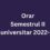 Orar – Semestrul II, an universitar 2022-2023