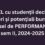 TABEL cu studenții declarați Bursieri și potențiali bursieri ai bursei de PERFORMANȚĂ – sem II, 2024-2025