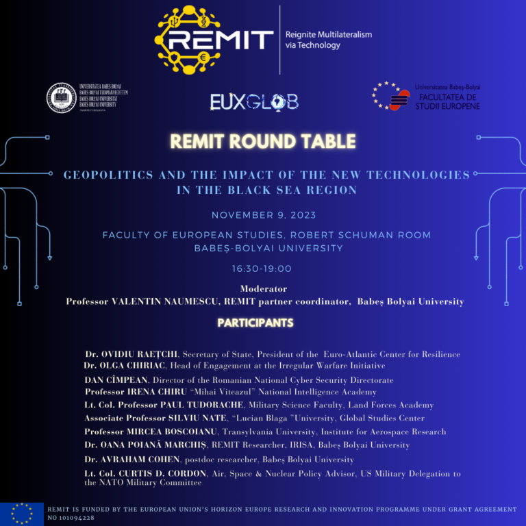 9 November: Remit round table