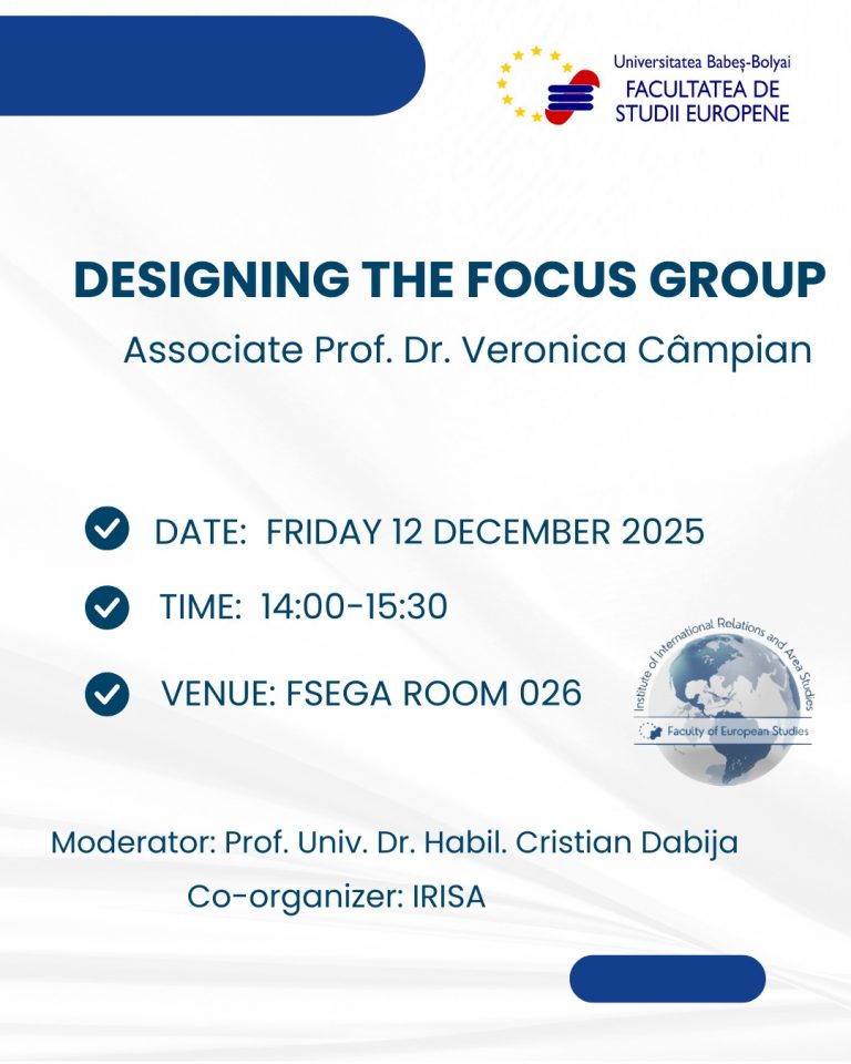 DESIGNING THE FOCUS GROUP